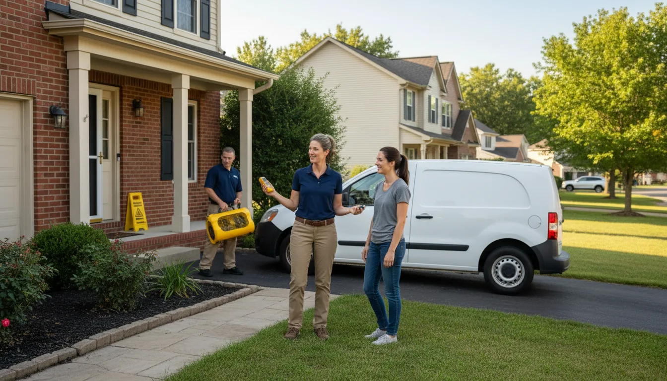 Water restoration image for Dehumidification And Cleanup Services in Brewster, MN